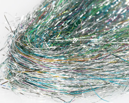 Fine 3D Tinsel Hair, Ice Silver UVR / 04